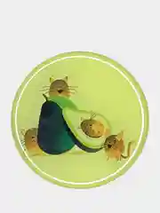 Тёмно-бордовый попсокет, для смартфона, Авокадо