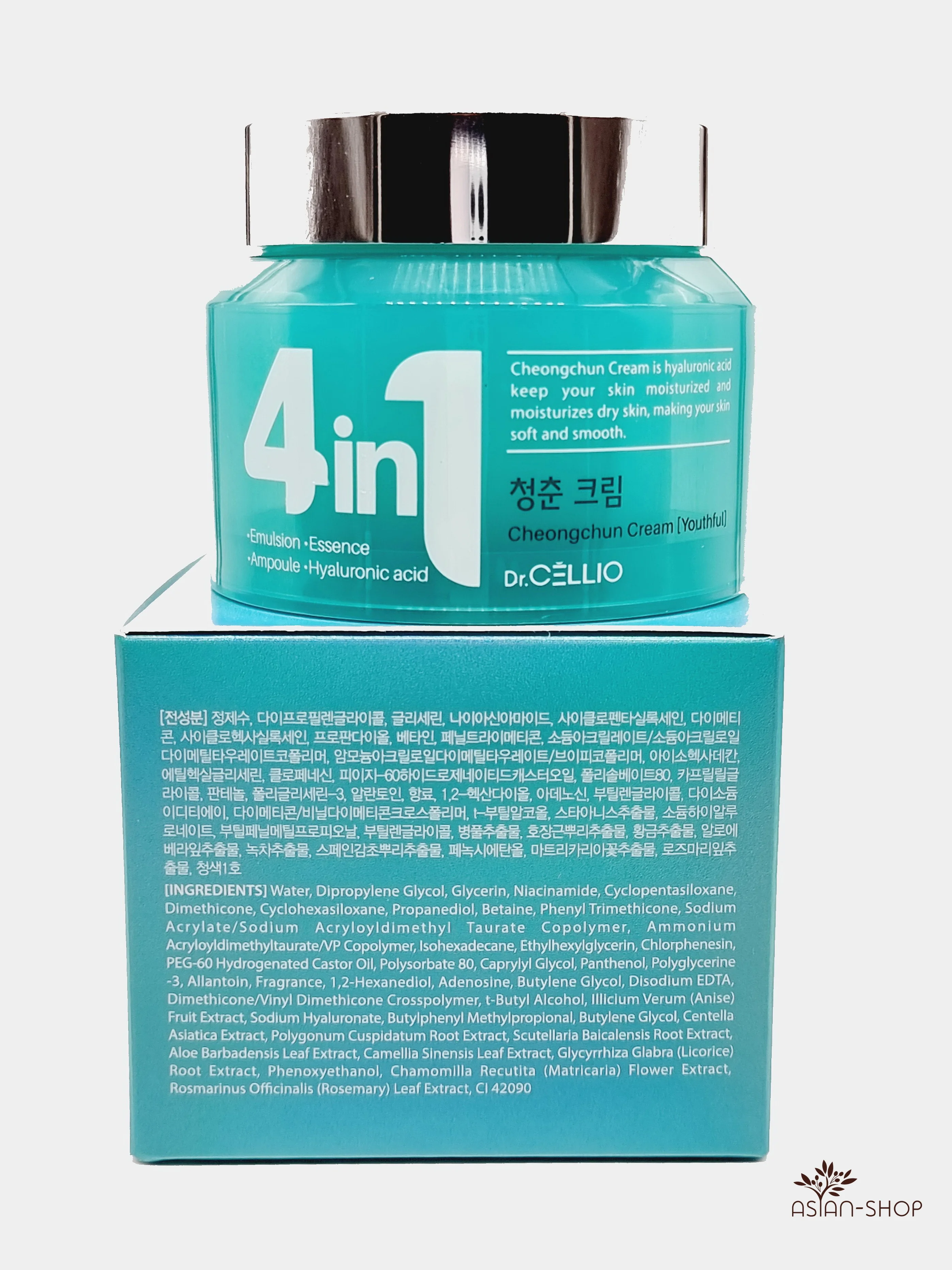 Крем с гиалуроновой кислотой DR.CELLIO G50 4 in 1 Cheongchun Cream Hyaluronic Acid, 70 мл