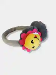 Серый наушники утепленные детские, меховые, пушистые