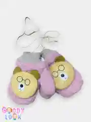 Конфетный варежки меховые "Мишка" 9-12 лет
