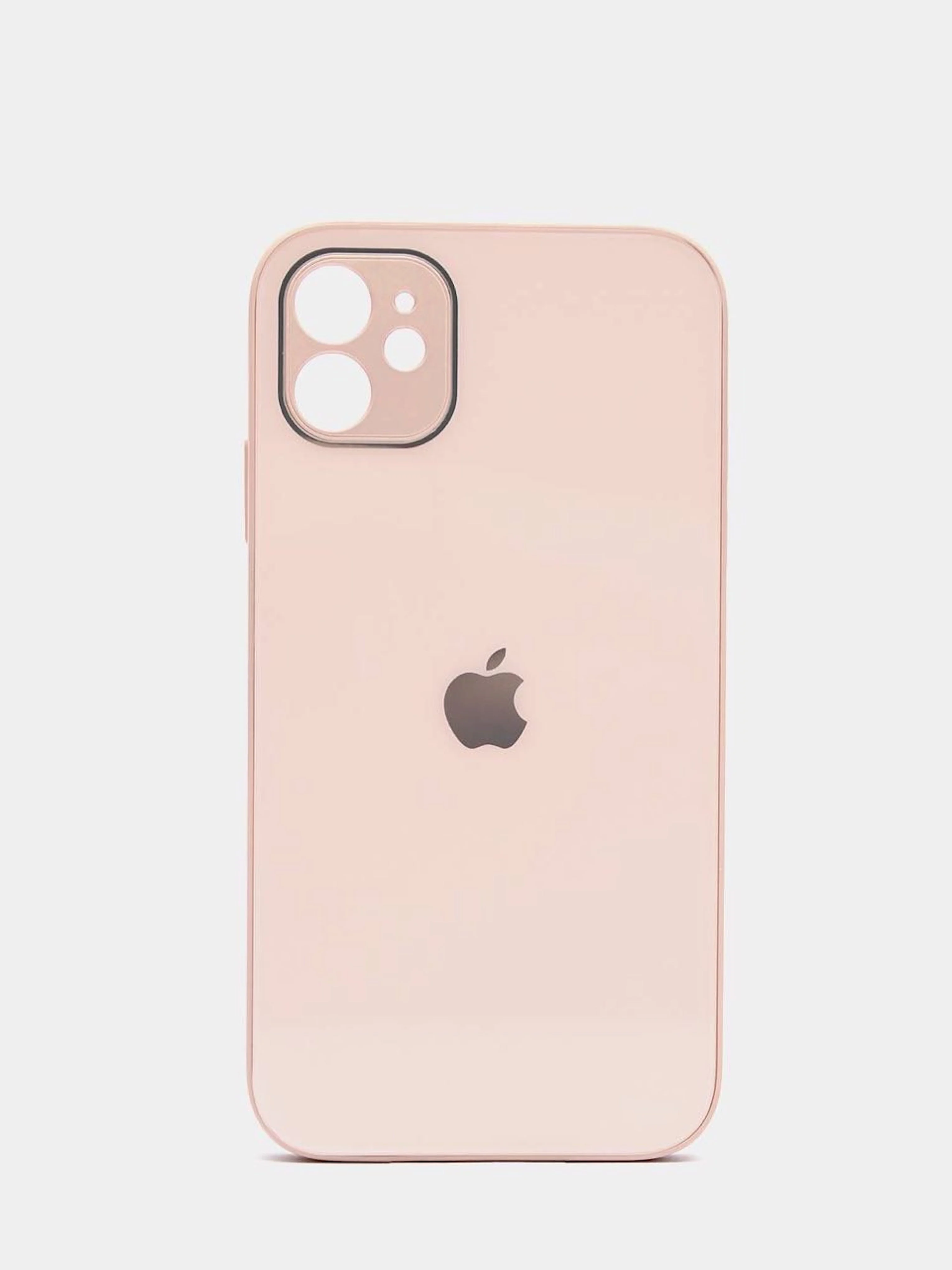 Слоновая кость чехол силиконовый со стеклянной панелью для Apple iPhone 11 (Айфон 11)