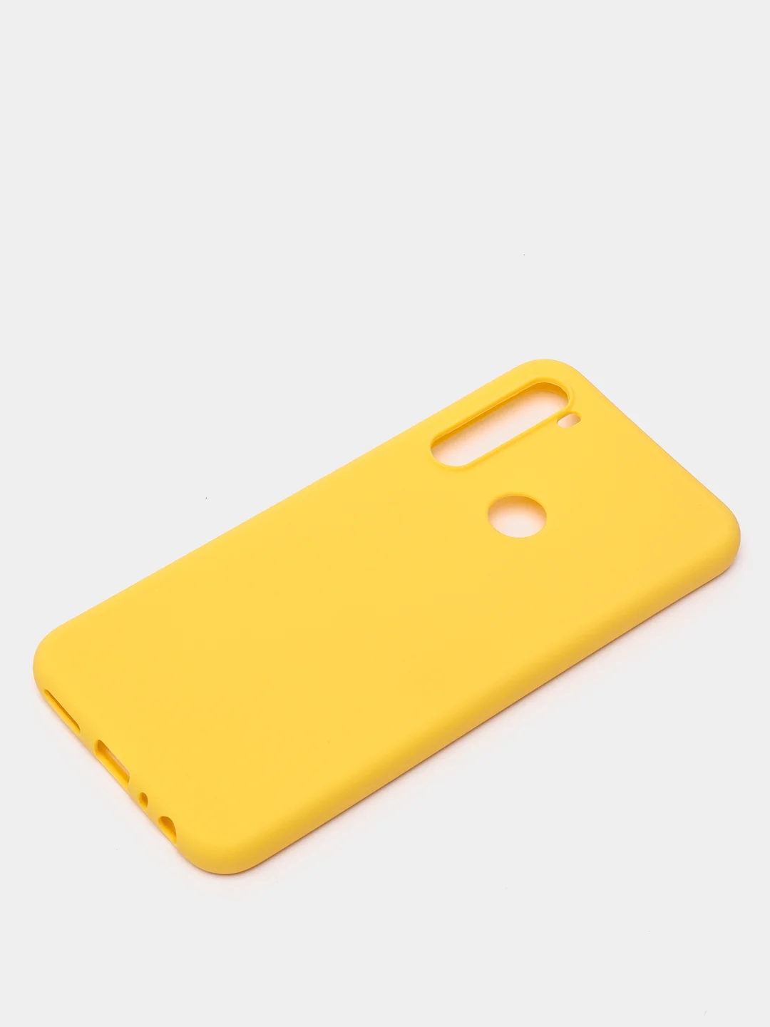 Желтый силиконовый чехол Xiaomi Redmi Note 8T (Сяоми Редми Нот 8Т / Ноут), прозрачный