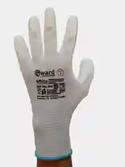 Перчатки "Gward" нейлоновые с полиуретановым покрытием белого цвета, 13 класс, 1/5/10 шт