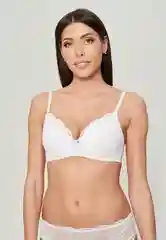 Белый бюстгальтер SENSERA super push up без каркасов