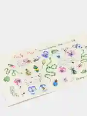 Наклейка для дизайна ногтей Lucky Rose Цветы, Змея слайдер для маникюра под гель лак