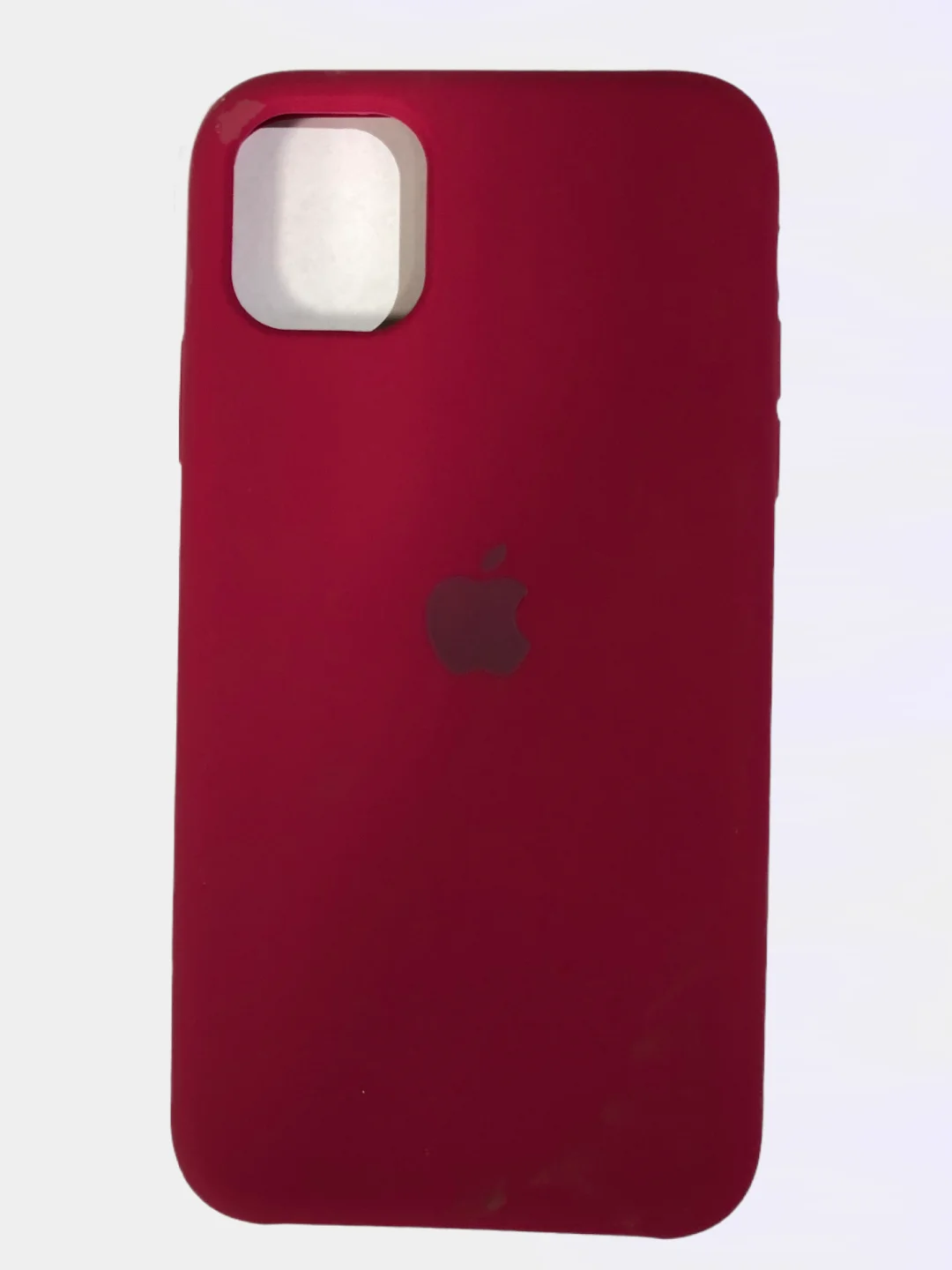 Бордовый чехол Silicone Case для iPhone 11
