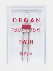 Игла для швейных машин ORGAN Двойная №100/4 в пенале