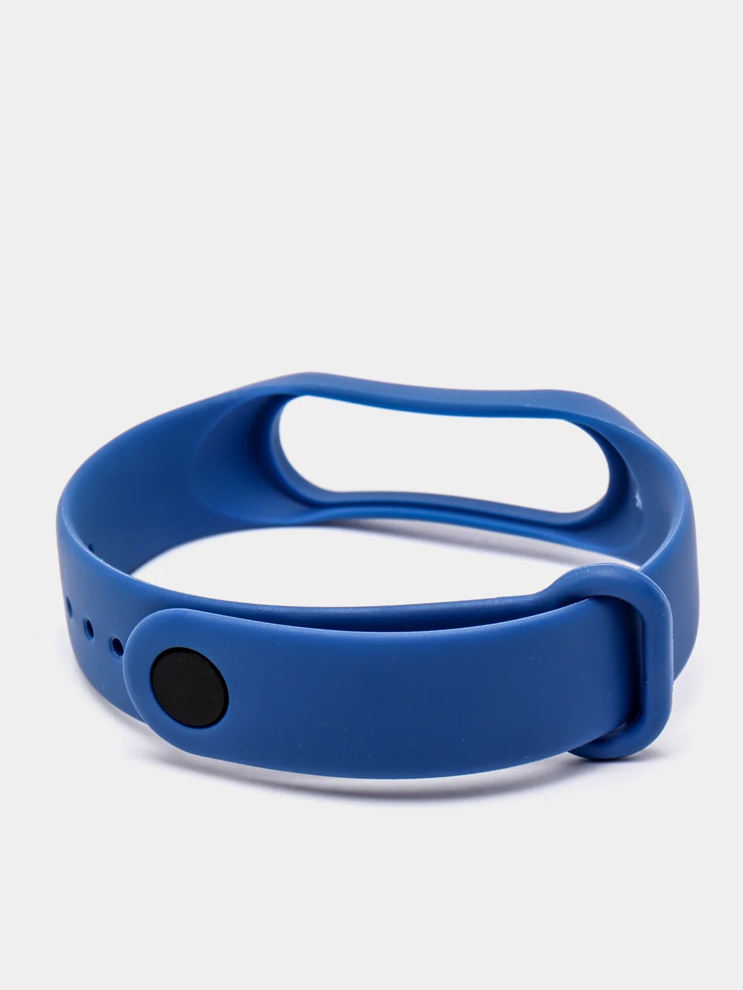 Синий ремешок силиконовый для браслета Xiaomi Mi Band 3, 4