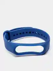 Синий ремешок силиконовый для браслета Xiaomi Mi Band 3, 4