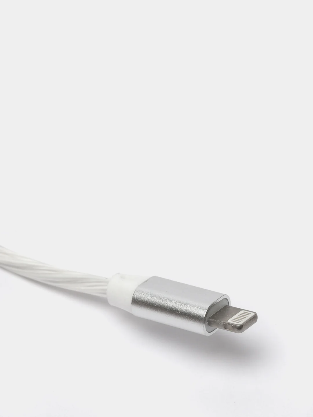 Светящийся USB-зарядник с micro-USB, Type-C, Lightning
