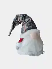 Желтый новогоднее украшение Гном Рудольф