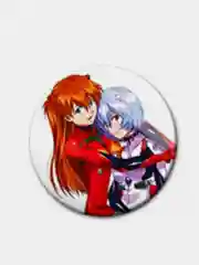 Багровый значки аниме Евангелион Evangelion