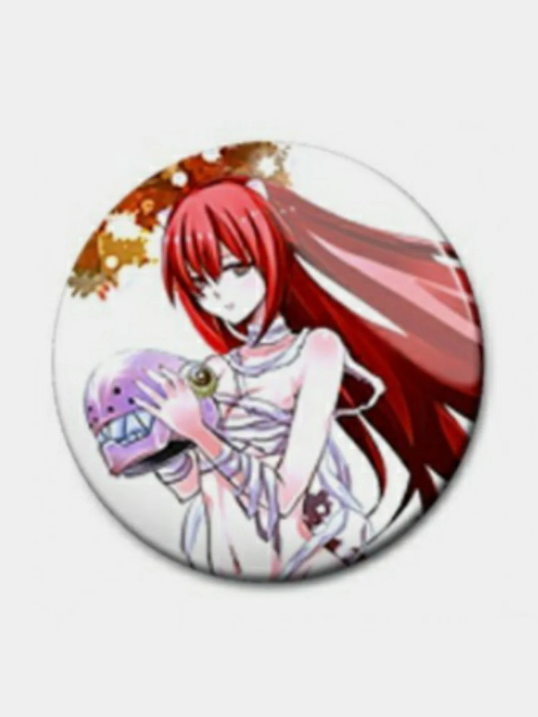 Бежевый значки по мотивам аниме Эльфийская Песнь (Elfen Lied)