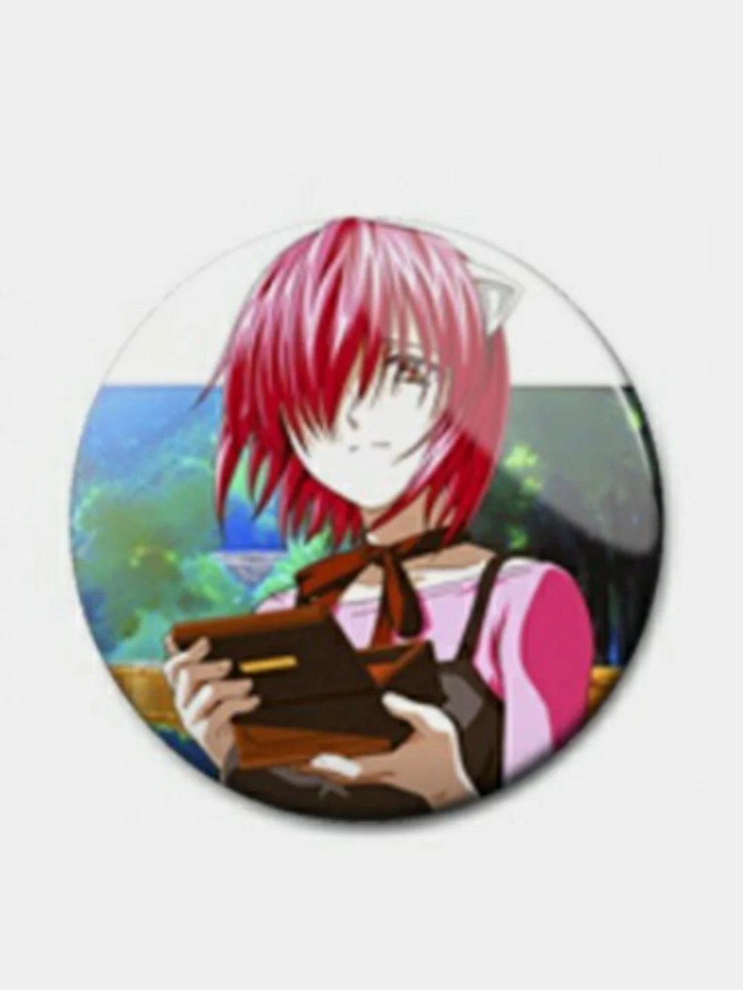 Бронзовый значки по мотивам аниме Эльфийская Песнь (Elfen Lied)