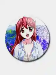 Голубой значки по мотивам аниме Эльфийская Песнь (Elfen Lied)