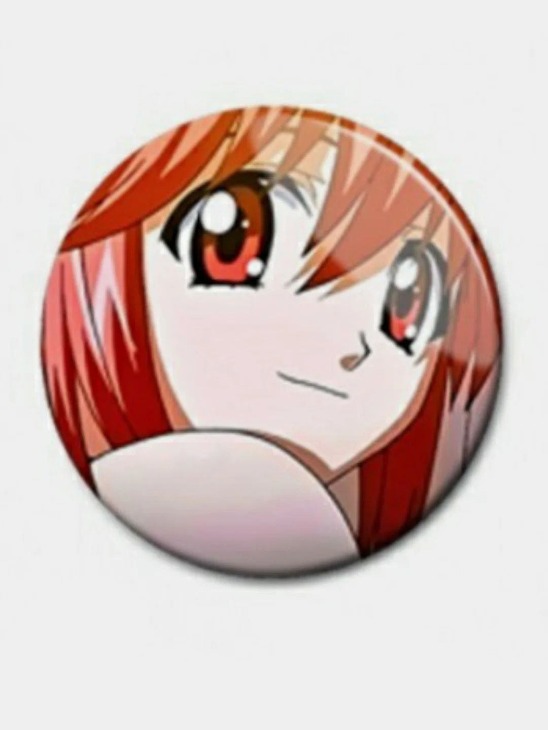 Горчичный значки по мотивам аниме Эльфийская Песнь (Elfen Lied)
