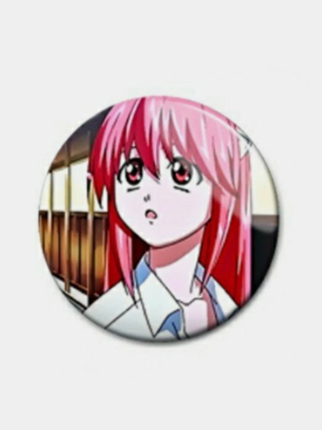 Зеленый значки по мотивам аниме Эльфийская Песнь (Elfen Lied)