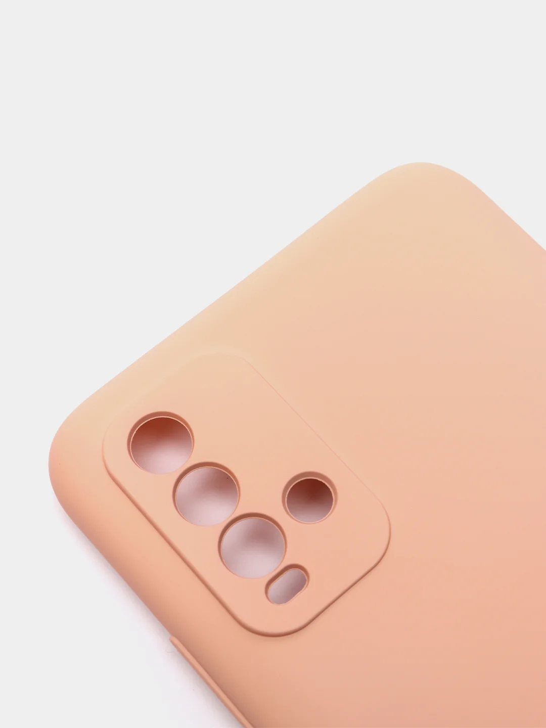 Бежевый чехол Xiaomi Redmi 9T силиконовый