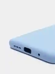 Голубой чехол Xiaomi Redmi 9T силиконовый