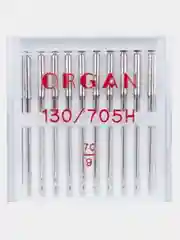 Иглы для швейных машин ORGAN Универсальные №70 10 шт. в пенале