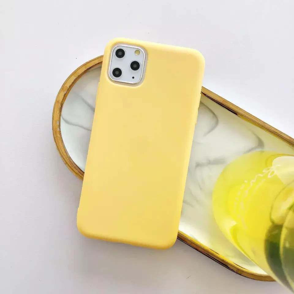 Лимонный чехол силиконовый для iPhone 8, 7