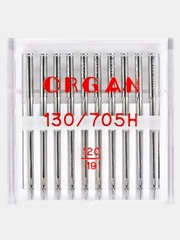 Иглы для швейных машин ORGAN Универсальные №120, 10 штук в пенале