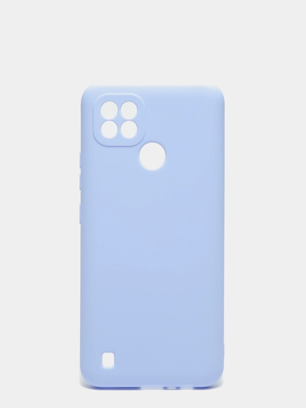 Чехол силиконовый для Realme C21 ( Реалми С21) с защитой камеры
