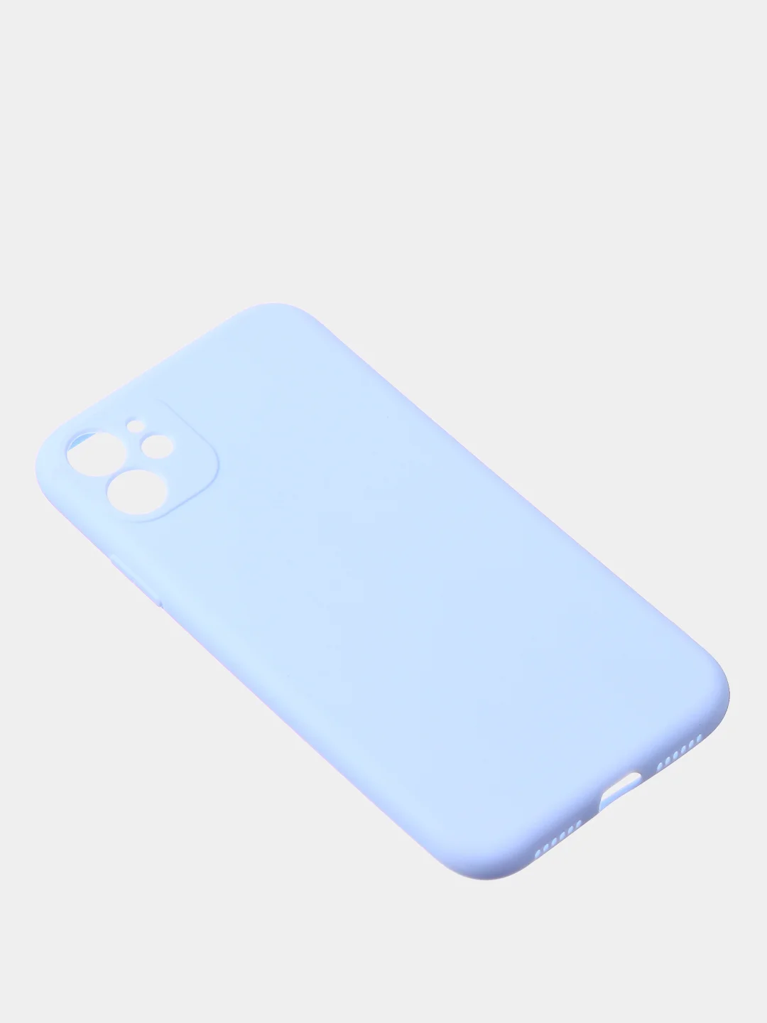 Светло-синий чехол для iPhone 11 цветной матовый