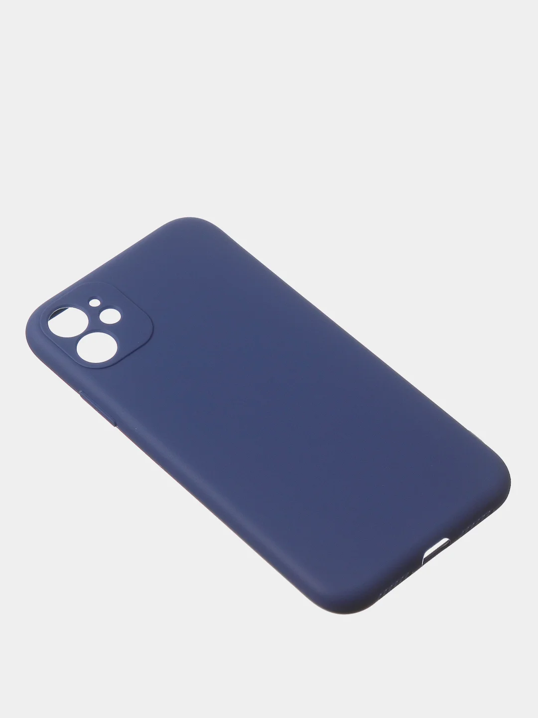 Темно-синий чехол для iPhone 11 цветной матовый