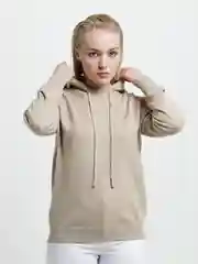 Бежевый свитер С КАПЮШОНОМ