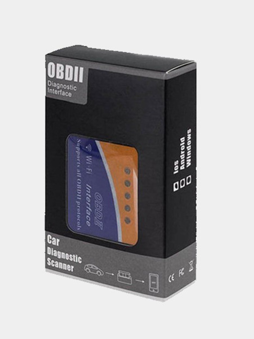 Диагностический сканер ELM327 OBD2 WiFi v1.5 (Э) купить по цене 2458 ₽ в  интернет-магазине KazanExpress