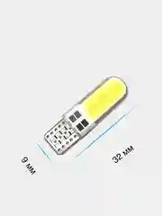 Габаритные LED COB лампы Светодиодные W5W T10 3 вида диоды габариты/огонь/салон/подсветка