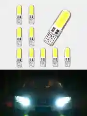 Габаритные LED COB лампы Светодиодные W5W T10 3 вида диоды габариты/огонь/салон/подсветка