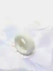 Серый школьный бант, 15 см