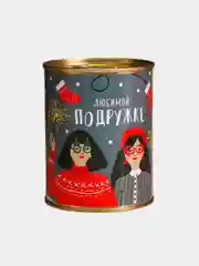 Носки в банке подарочные, женские