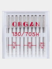 Иглы для швейных машин ORGAN Универсальные №70-90 10 шт. в пенале