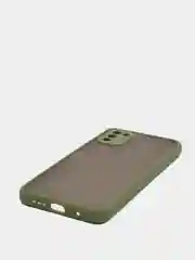 Хаки чехол для Xiaomi Poco M3 матовый пластиковый