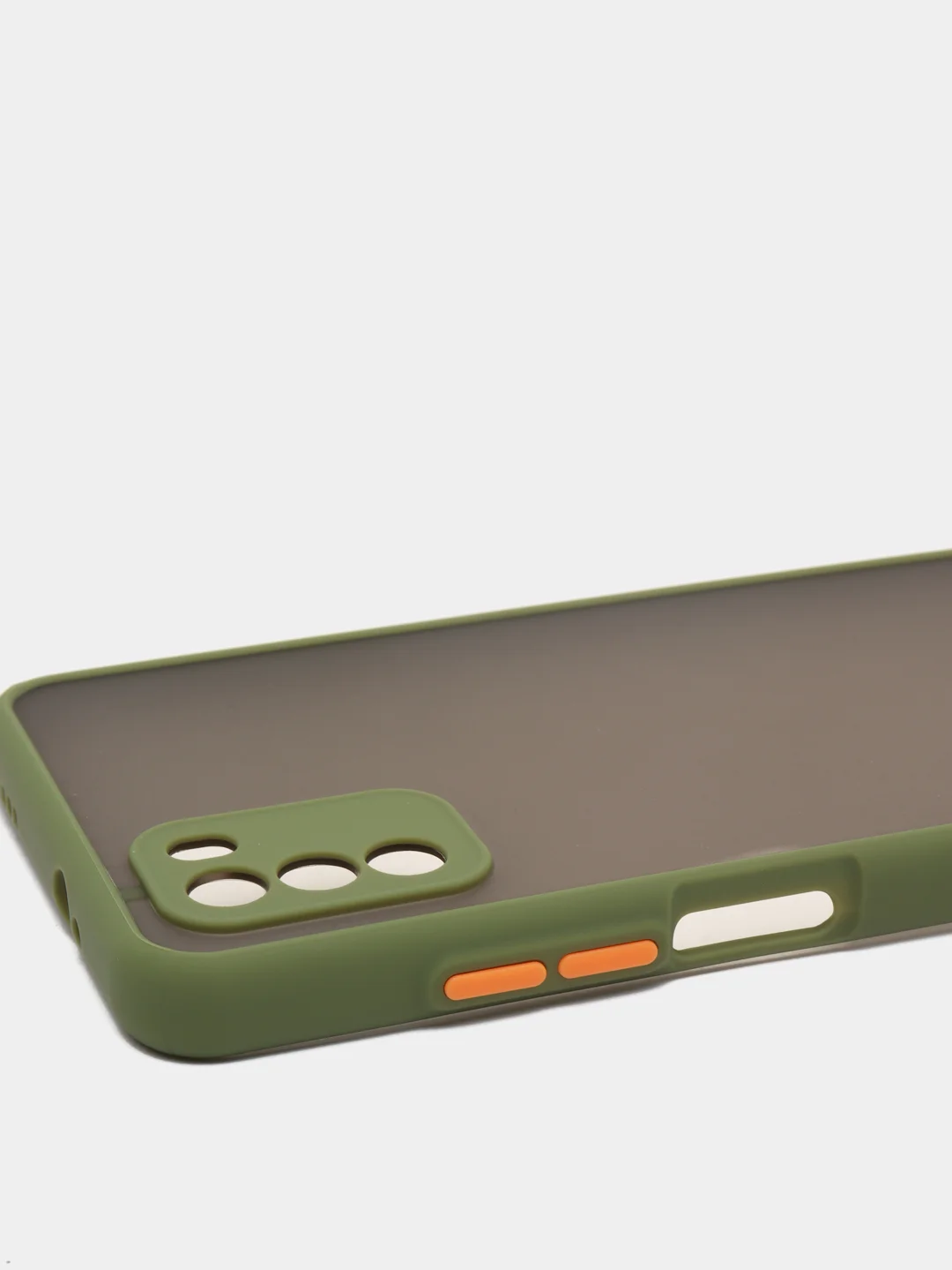 Хаки чехол для Xiaomi Poco M3 матовый пластиковый
