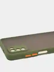 Хаки чехол для Xiaomi Poco M3 матовый пластиковый