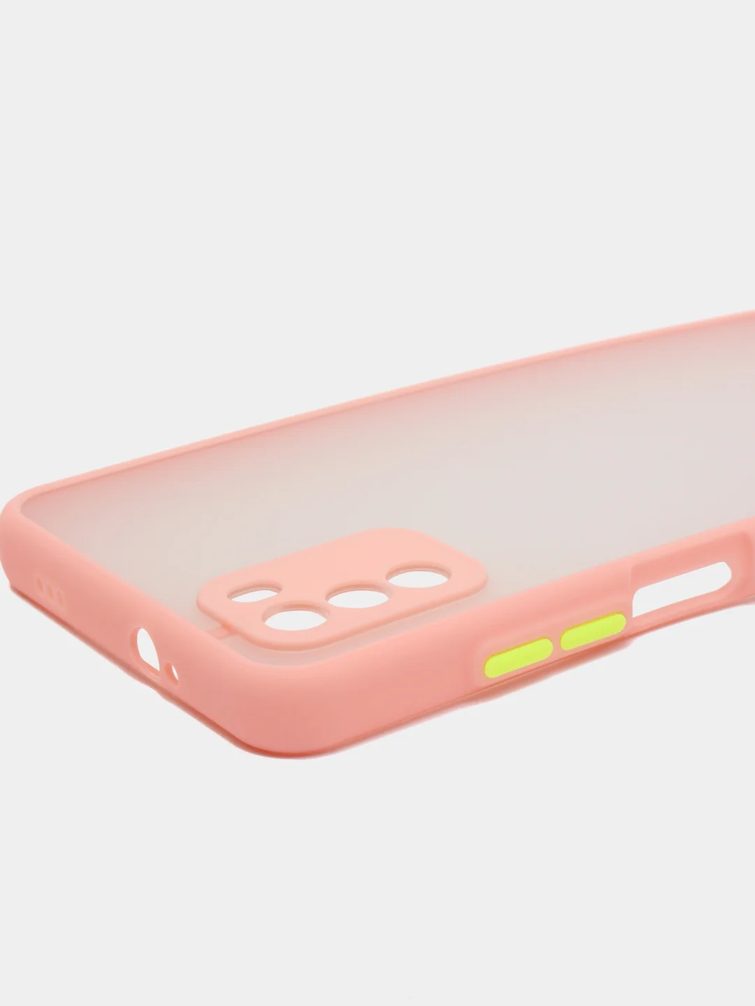 Розовый чехол для Xiaomi Poco M3 матовый пластиковый