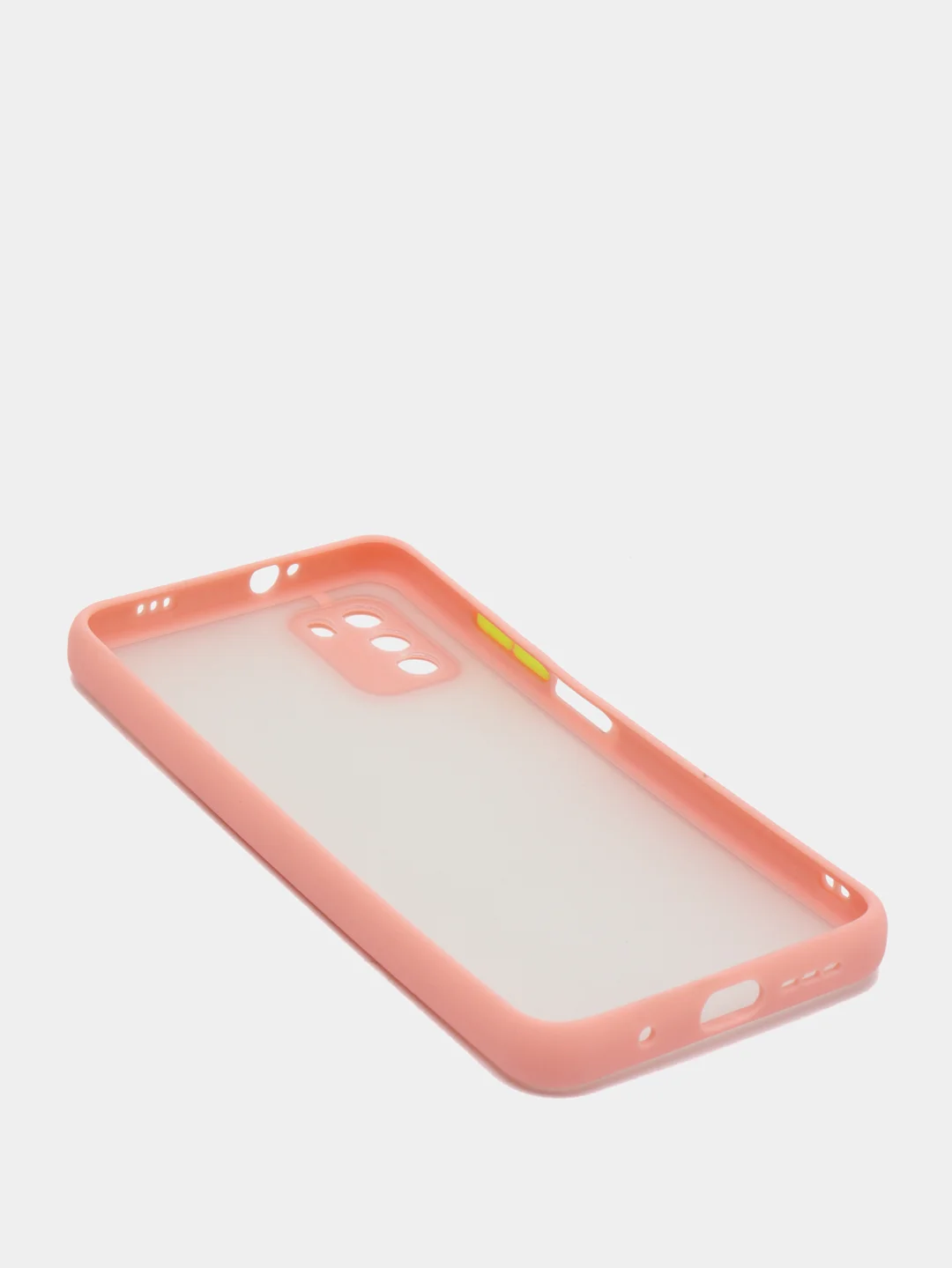 Розовый чехол для Xiaomi Poco M3 матовый пластиковый