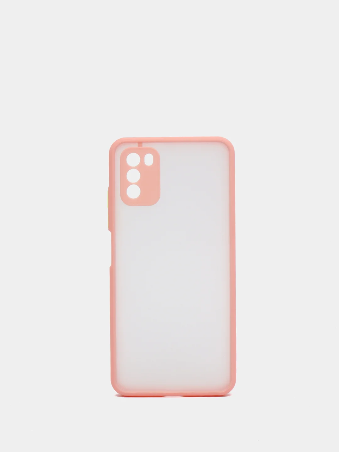 Розовый чехол для Xiaomi Poco M3 матовый пластиковый