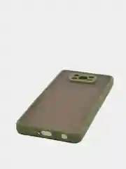 Хаки чехол для Xiaomi Poco X3 матовый пластиковый Сяоми Поко Х3