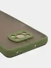 Хаки чехол для Xiaomi Poco X3 матовый пластиковый Сяоми Поко Х3