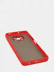 Красный чехол для Xiaomi Poco X3 матовый пластиковый Сяоми Поко Х3