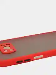 Красный чехол для Xiaomi Poco X3 матовый пластиковый Сяоми Поко Х3
