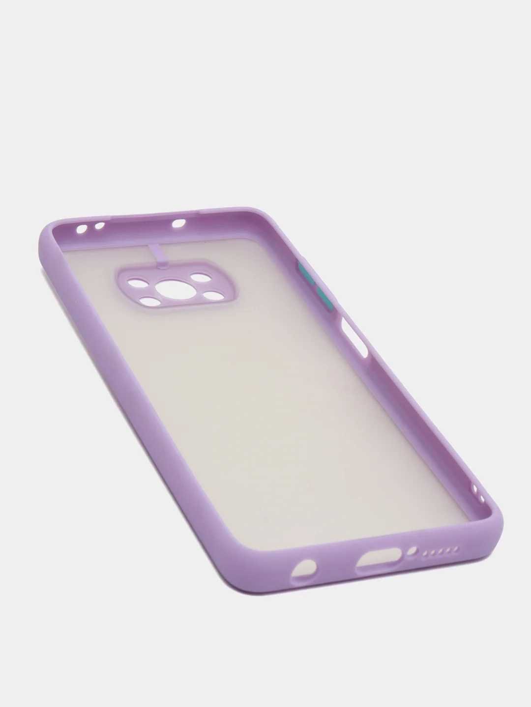Лавандовый чехол для Xiaomi Poco X3 матовый пластиковый Сяоми Поко Х3