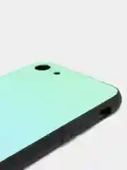 Зеленый чехол с закаленным стеклом на iPhone 7/8/SE/2020/XR/11/12/13/Pro/Max/айфон про макс
