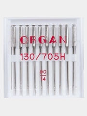 Иглы для швейных машин ORGAN Универсальные №90, 10 штук в пенале
