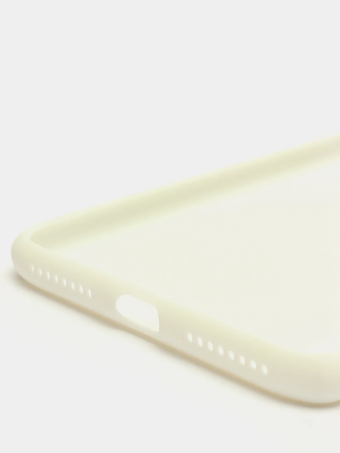 Белый чехол силиконовый на iPhone 7 Plus / 8 Plus